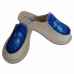 Войлочные тапочки "Гжель" на широкую ногу на легкой не скользящей резиновой подошве с 36 по 41р.