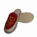 Тапочки женские из войлока "Хохлома" на широкую ногу на легкой не скользящей резиновой подошве с 36 по 41р.