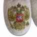 Валенки для дома "Уют белые с подошвой "Герб России", высота 9-10 см арт. 1667