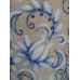 Валенки женские белые ручной валки "Эксклюзив 3-Д гжель", 28 см внутри (41-42 р.), арт. 887