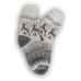 Шерстяные носки "Снегири" Шерсть 100% (Россия) арт.2114