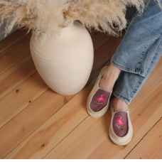 Войлочные тапочки "Фламинго" на широкую ногу на легкой не скользящей резиновой подошве с 36 по 41р.