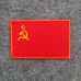 Валенки высокие серые ручной валки "Флаг СССР"