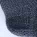 Шерстяные носки ручной вязки серого цвета, шерсть 100%, арт.199