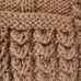 Вязаный женский жилет ручной вязки ,бежевый, арт.332