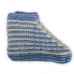 Шерстяные носки ручной вязки голубого цвета, шерсть 50%, 50% акрил. арт. 2106