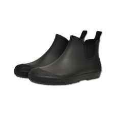 Резиновые ботинки, мужские, утепленные, водонепроницаемые с серой подошвой